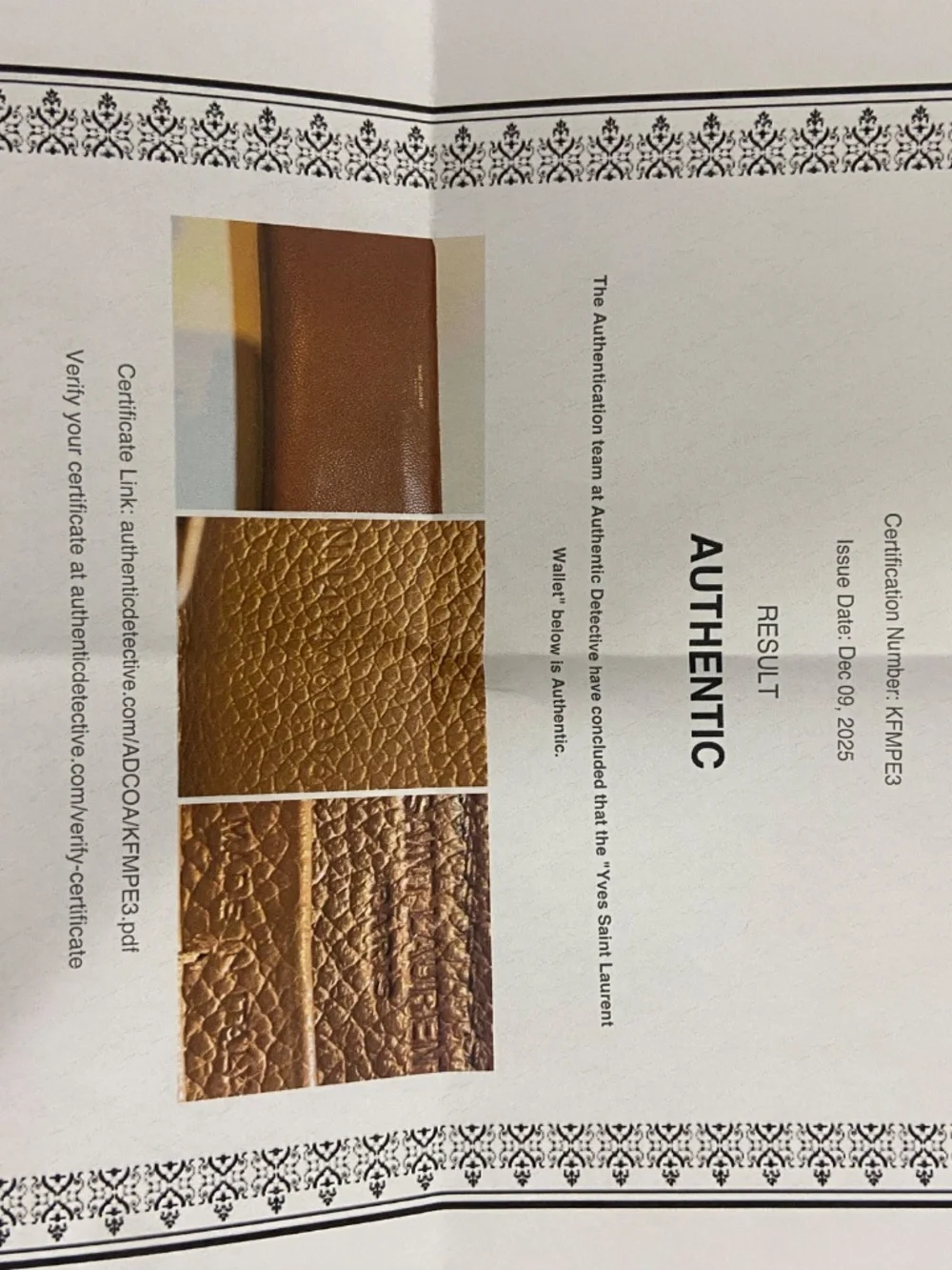 Saint Laurent Paris zip wallet - Picture 12 of 12